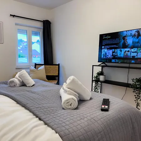 Stylische Zentrale Mit Kueche Und Parkplatz In Seitenstraße Apartment